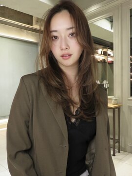 ニュートン(NEWTON) 【newton×梅原】レイヤーカット/ブリーチなし透明感カラー