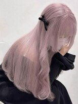 ミル 心斎橋(MIL)&nbsp;大人可愛い透明感ペールピンク/髪質改善/心斎橋