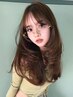 【透明感◎】カット+髪質改善イルミナカラー+髪質改善3STEP tr ¥15990