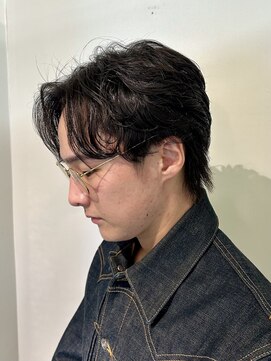 ハノンメンズ 大宮(Hanon men's) メンズカット/韓国風/センターパート