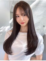 ボンドストーリーノヴァ(Bond Story nova)&nbsp;ツヤ髪ロング×束感前髪で叶う大人可愛いストレート