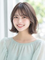 ピーチ バイ ニューヨークニューヨーク(a Peach by NYNY)&nbsp;イメチェン小顔前髪外ハネボブ大人可愛いチェリーブラウン