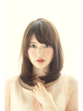 ガーデン ムサシコスギ(GARDEN MUSASHIKOSUGI) 可愛く内巻きにしやすいミディアム/顔まわりカット/前髪パーマ