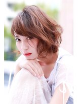 イロドリ ヘアーデザイン(IRODORI hair design)&nbsp;IRODORI　大人可愛い♪ゆるふわミディ　［西尾一寛］