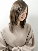 ネオリーブカフ 鶴ヶ峰店(Neolive caff)&nbsp;小顔ツヤ髪「Neolive」ナチュラルストレート３Dカラーベージュ