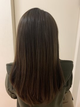 パティオン(PATIONN) ロングスタイル☆ミルクティーベージュで綺麗に染めました!!