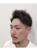 ツイストパーマショートスタイル