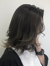 ヘアーサロン ラシア(hair salon Lasia) グレージュグラデーションカラー【グレージュカラー/カール】