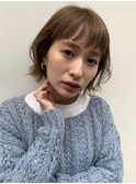 【福島泰】ナチュラルベージュの外ハネボブ 新宿
