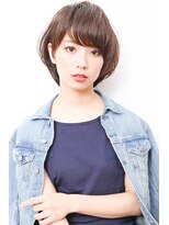 モニカ 西宮北口(Monica)&nbsp;大人かわいいグレージュ小顔ナチュラルショートボブ