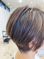 ジーナハーバー(JEANA HARBOR)&nbsp;ハイライトカラーショートボブ☆