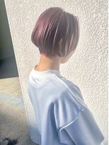 ヘアーアンドアトリエ マール(Hair&Atelier Marl)&nbsp;【Marl】ラベンダーピンクカラー×ハンサムショート