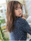 寒色系カラー抜け感外国人風ウェーブ波巻きTb3戸頭20代30代40代