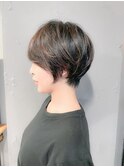 絶壁解消!丸みショート