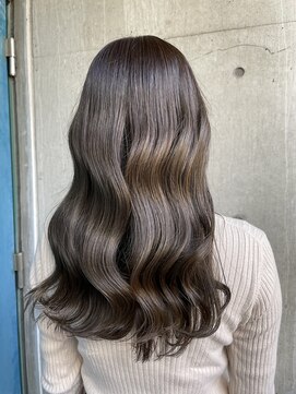 ニコフクオカヘアーメイク(NIKO Fukuoka Hair Make) 【NIKO】シークレットハイライト/福岡天神/透明感オリーブカラー