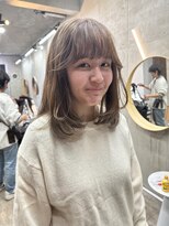 ソルトウォーター(SALT WATER) グレージュカラー ブリーチあり