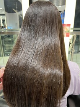 エアー 銀座タワー(AIR) ツヤ髪スタイル/くすみカラー/美髪/レイヤーカット【榛葉】