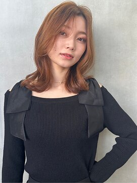 イーストハムアール(EAST HAM r) 顔まわりレイヤーカット/ブラウン