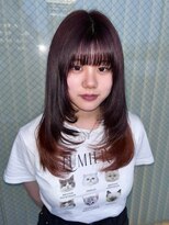 ザ オーダー(THE ORDER)&nbsp;裾カラー/オレンジベージュ