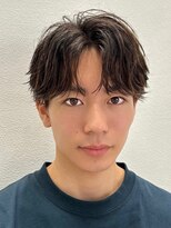 オーシャントーキョー 仙台(OCEAN TOKYO)&nbsp;コンマニュアンスパーマショート刈り上げツーブロック黒髪韓国