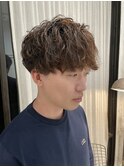 メンズスパイラルパーマスタイル
