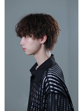 リップスヘアー 千葉(LIPPS hair) シースルーマッシュ波巻きツイストスパイラルパーマメンズカット