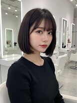 グルグル 下総中山店(GULGUL)&nbsp;下総中山/ボブ/顔周り/レイヤーカット/ブリーチなしカラー