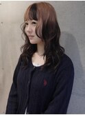 【表参道】ルーツカラー、オレンジベージュ、ケアブリーチ