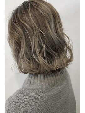 レセ 南柏店(Laissez) こなれセミディ/グラデーションカラー/外ハネミディアム/透明感