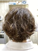 大人のふんわりカールショート