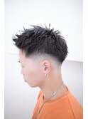 スパイキーショート／フェードカット