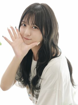 レイリー 原宿 表参道(Rayreee) (K)小顔見えバング×大人かわいいロングレイヤー