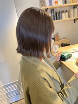 ビレップドゥエ(BIL'EP due)&nbsp;切りっぱなしボブ　ココアグレージュ