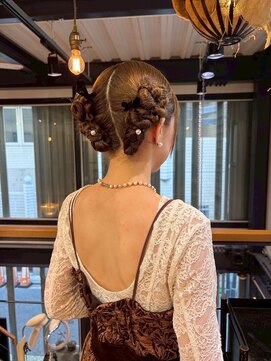 チックタック モーガン モデル(TICK-TOCK MORGAN Model) 【mai】参列ヘアツインアレンジ/元町