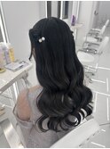 結婚式ヘア卒業式ヘア髪質改善ダブルカラーカチモリ轟れな