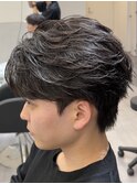 ジェントルショートニュアンスパーマ