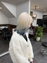 エンブリーチ バイ タグ 樟葉(enn. bleach by t.a.g)&nbsp;ホワイト×ブルー