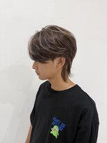 アロハナ 津店(ALOHANA)&nbsp;メンズハイライトブロンドメッシュ/ブリーチカラー/メンズウルフ