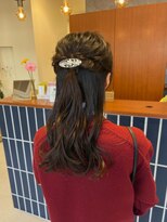 クレーデ 姪浜店(Crede) シンプルハーフアップ