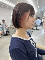 サンド 池袋 2nd(sand) ミニボブ/イヤリングカラー/インナーカラー