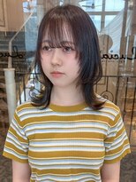 ルチア ヘア ステラ 京都店(Lucia hair stella)&nbsp;ミディアムレイヤー顔周りレイヤーくびれレイヤー韓国京都河原町