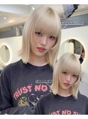 ホワイトブロンド(ブリーチ2回～)