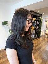 シアン ヘア デザイン(cyan hair design)&nbsp;【cyan】ロングウルフと暗めグレージュカラー