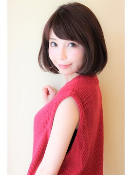 レウナ 外苑前(Reuna) 厚めバングの大人ボブ【外苑前・青山・表参道】