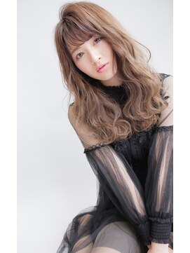 シエル ハーバーランド umie店(CIEL) 明るめのミルクティーベージュが可愛い王道ロング