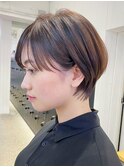 ミニショート_スリークボブ厚めバングローライト_ba282281