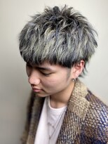 ヘアサロンエムフィス 池袋東口(HAIR SALON M Fe's) 奇抜ローライト ショートウルフスタイル
