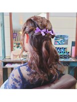 アフレッシュヘアー(afresh hair)&nbsp;ハーフアップ