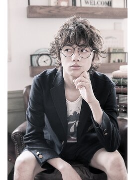 ノットバイベル 大宮(knot by belle) 外国人風×小顔メンズヘア　くせ毛パーマ×アッシュ