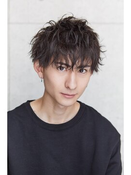 メンズサロンドットリアン(dot. lien) 【men’s salon dot. Tokyo】艶パーマ×ショートマッシュ